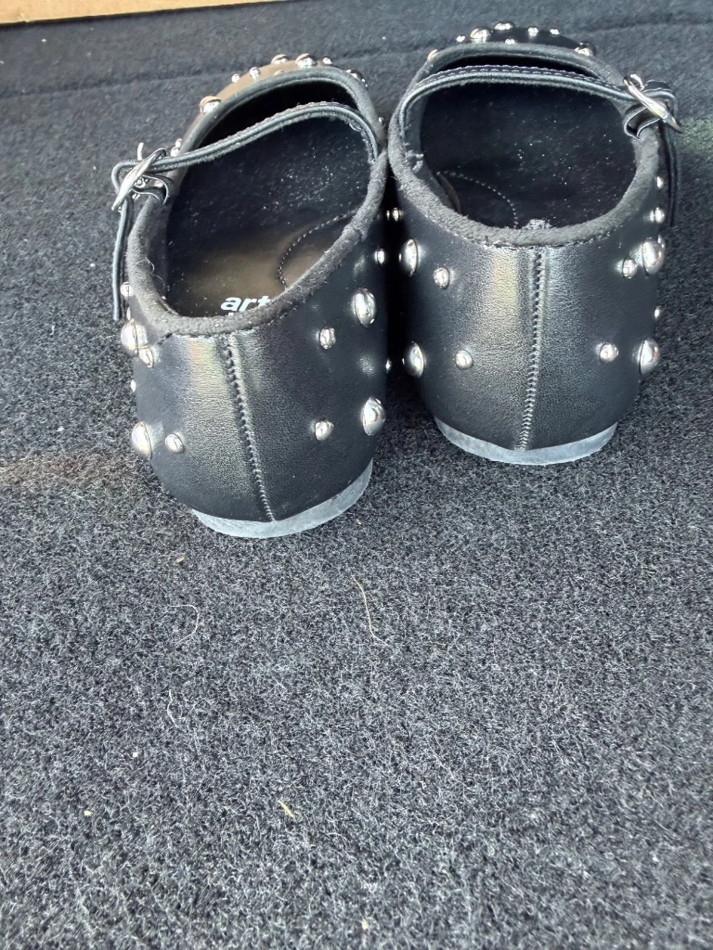 ✨ Art Class Kids Shoes Bundle Size 13 NWT Black Studded Flats & Leopard Sandals